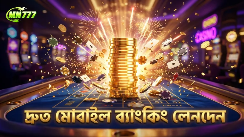 দ্রুত ও নিরাপদ লেনদেনের জন্য মোবাইল ব্যাংকিং কার্যকর।