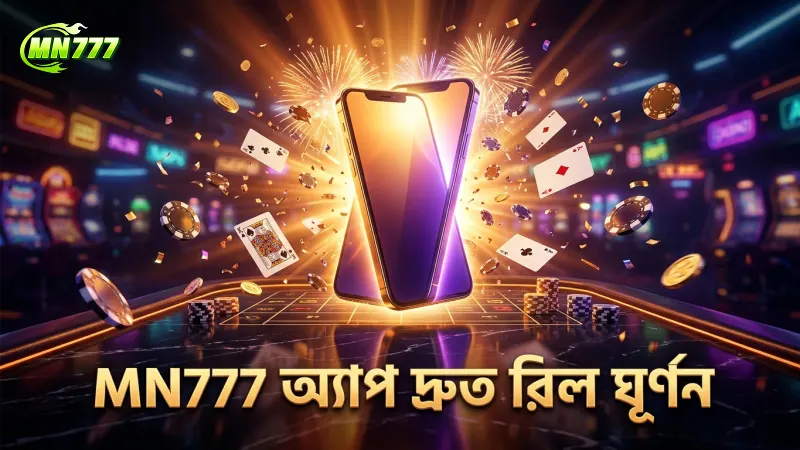 MN777 অ্যাপে দ্রুত রিল ঘূর্ণনের সুবিধা ব্যাখ্যা করে