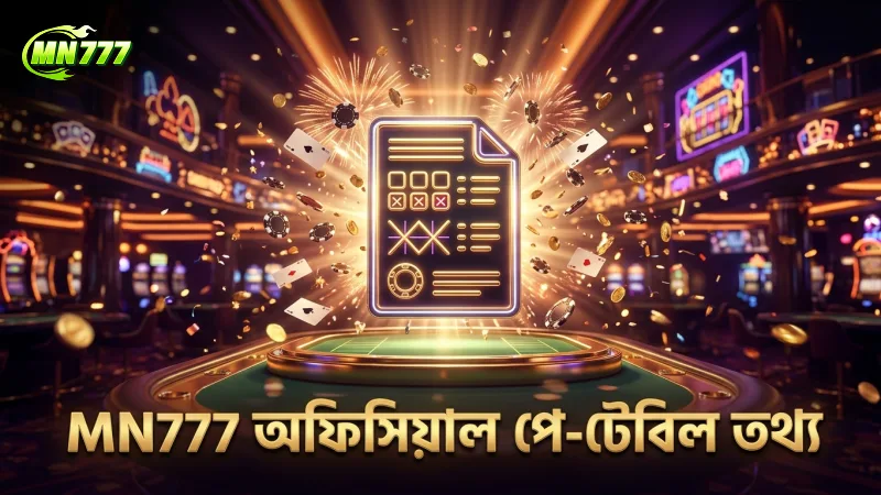 অফিশিয়াল পে-টেবিল থেকে মূল্যবান তথ্য MN777 প্রদান করে