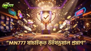 যাচাইকৃত উইথড্রয়াল প্রমাণ MN777 প্ল্যাটফর্মের বিশ্বাসযোগ্যতা বাড়ায়