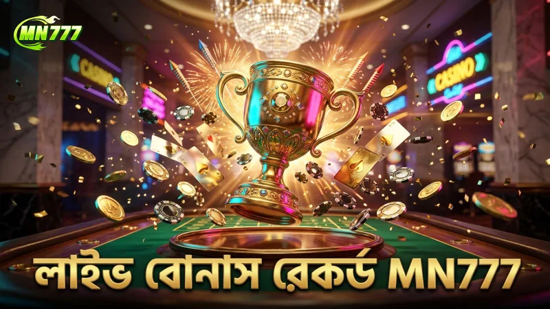 লাইভ ক্যাসিনো শোতে রিয়েল টাইম বোনাস রেকর্ড।