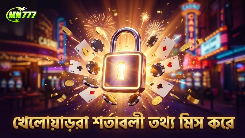 খেলোয়াড়রা প্রায়শই শর্তাবলী থেকে গুরুত্বপূর্ণ তথ্য মিস করে